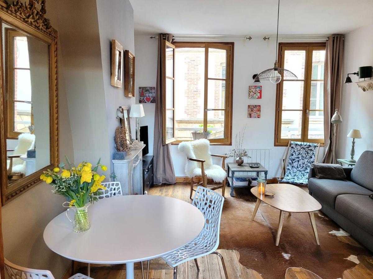 Apartamento Le Valentin - Parking Prive - Coeur Historique - La Clef De Honfleur Exterior foto